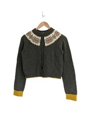 BRORA Cardigan 100% Wool SIZE