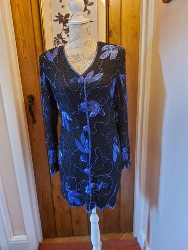 Stunning heavly beaded - heavly, silk