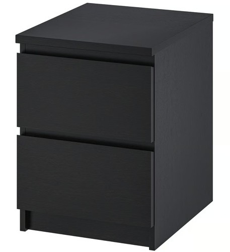 Ikea malm bedside two - bedside,