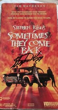 Stephen King Signed? VHS Tape Sometimes They Come Back