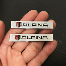 2pcs Metal Chrome Alpina Car Trunk Fender Emblem Badge Decal Sticker B3 4 5 6 7