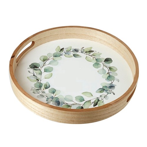 Green foliage design circular - design,