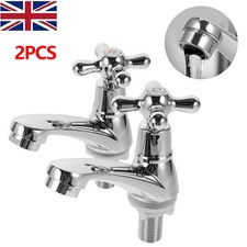 2X Twin Taps Set Hot and Cold