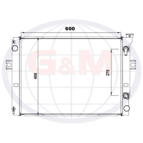 Radiator for toyota - toyota, forklift