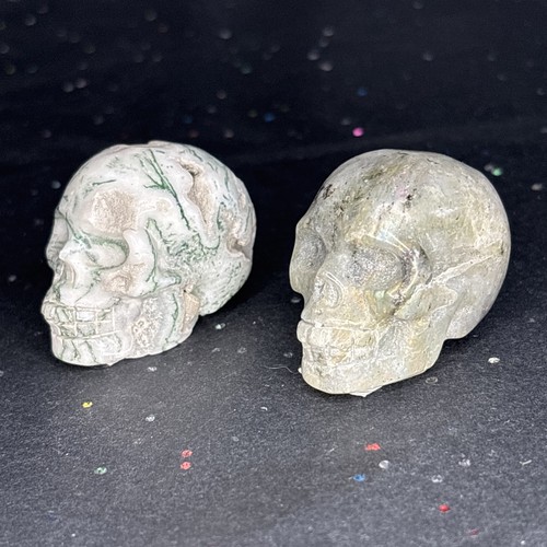 Green moss agate mini - moss,