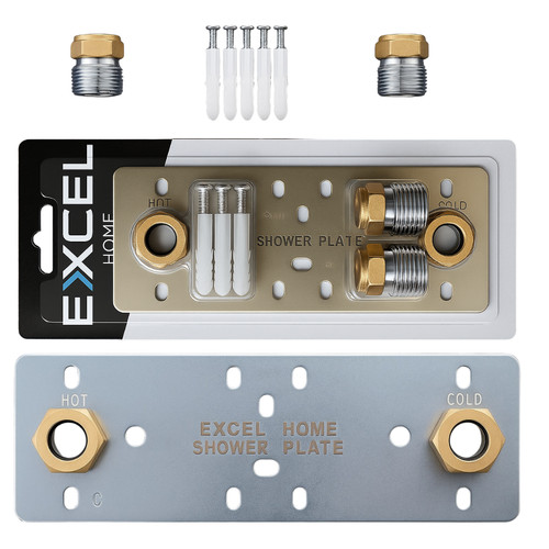 Shower fixing plate concealed - fixing,
