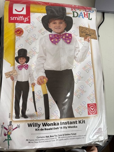 Boys childrens willy wonka kit - boys,