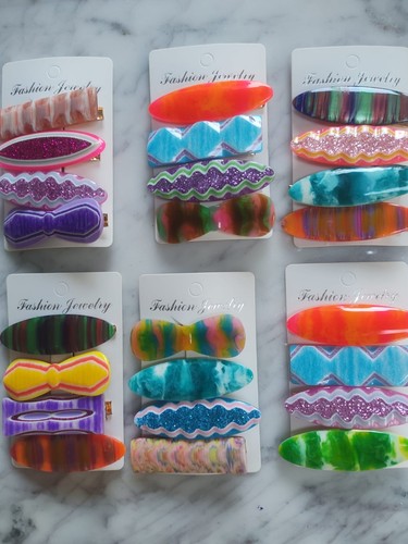 Hair clips cards 24pcs - cards,