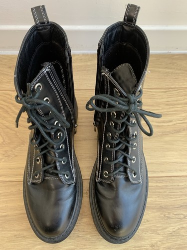 Retro black boots size - retro, 5