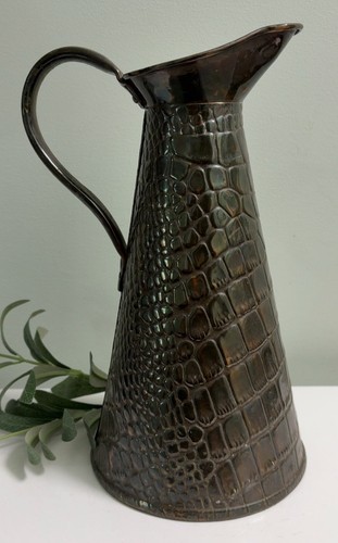 Vintage copper crocodile - vintage, js&sb
