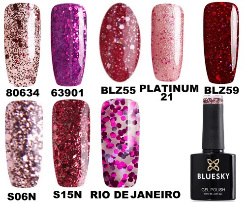 Bluesky gel nail polish pink - nail,