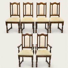 Set Of 6 Old Charm Furniture Dining Chairs Very Clean #2067  FREE UK Delivery*