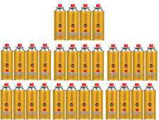 28 x New Butane Gas Bottles