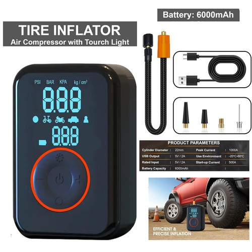 Car tyre inflator cordless - inflator,