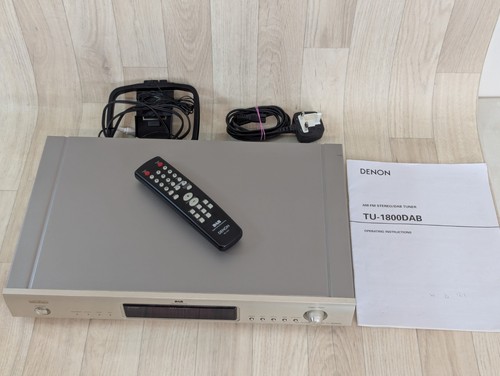 Denon 1800 silver fm dab - denon, am/fm/dab