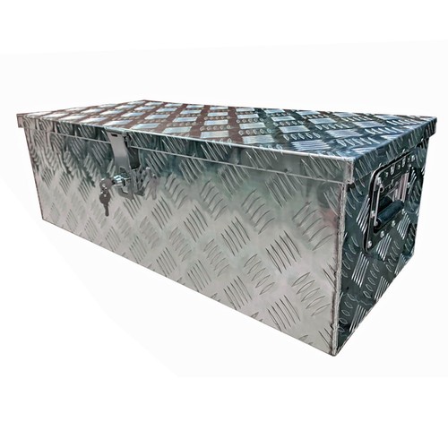 Aluminium tool box 31x13x10 - aluminium,