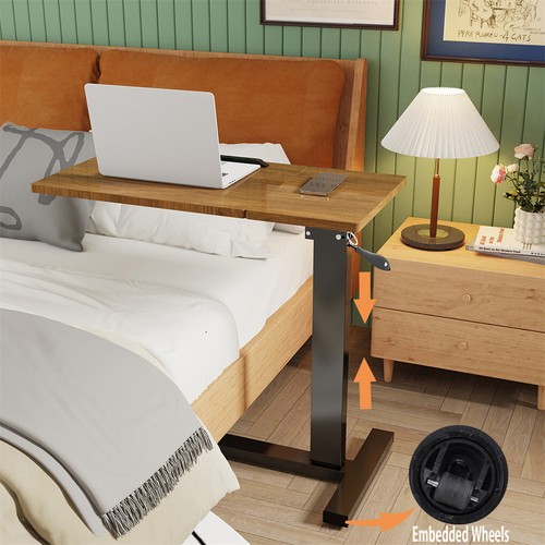 Mobile tilting overbed - tilting, bedside