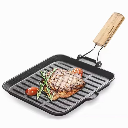 Cast iron griddle frying pan - cast,