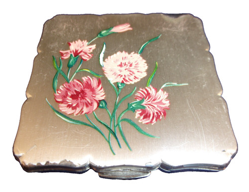 Vintage silver metal - silver,