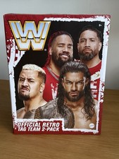 WWE The Bloodline Retro 4-Pack – Jey & Jimmy Uso, Roman Reigns & Solo Sikoa Rare
