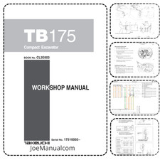 Takeuchi TB175 Excavator Workshop Manual PDF