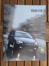Volvo V70 car sales brochure