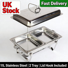 11L Stainless Steel Chafing