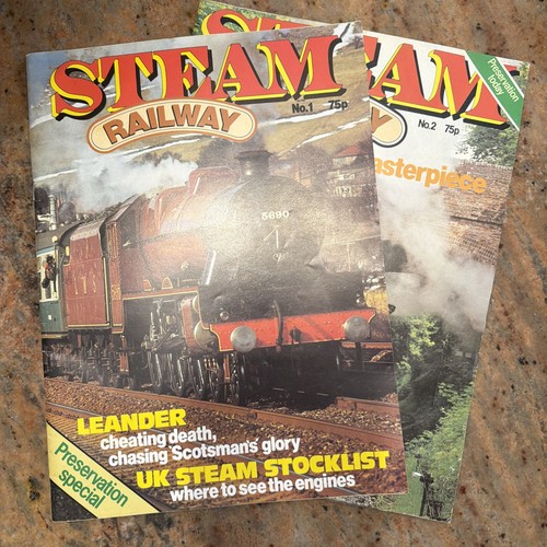 Steam railway magazines 1 - steam,