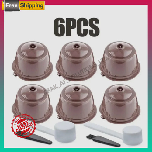 6pcs reusable coffee capsule - coffee,