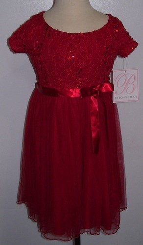 Girls bonnie jean red - girls,