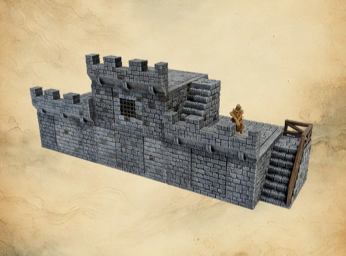 28mm sci wargaming castle - sci-fi,