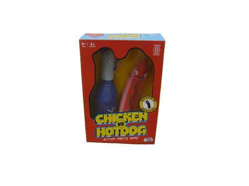 Chicken hotdog action - chicken, vs