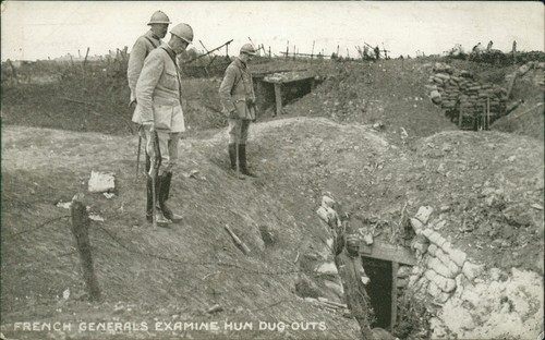 French genrals examine german - genrals,