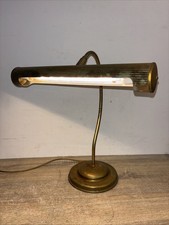 Vintage Brass Bankers Desk