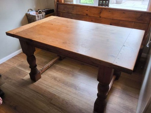 Vintage solid pine 5ft 150cm - vintage,