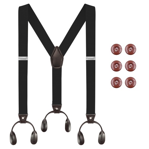 Men braces button end - braces,