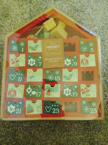 Wooden advent calendar - wooden,
