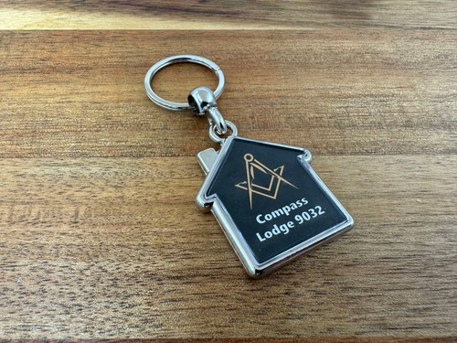 Personalised masonic keyring - personalised,