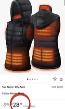 Heated Unisex Vest Gilet M-L