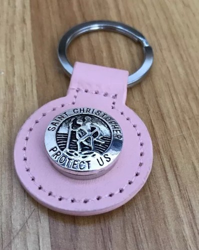 Christopher pink keyring - st,