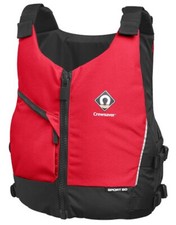 CREWSAVER SPORT RED 50N LIFE JACKET WATER SPORTS SAILING KAYAK BUOYANCY AID VEST