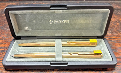 Vintage gold toned parker pen - vintage,