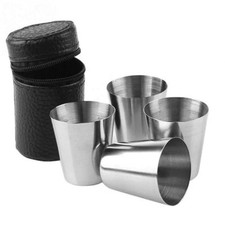 Mini Stainless Steel Cups Set