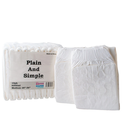 10x adult diaper plain and - 10x,