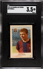1951 Cigarrillos Fedora Kubala SGC 3.5 Rare Vintage Card Barcelona 