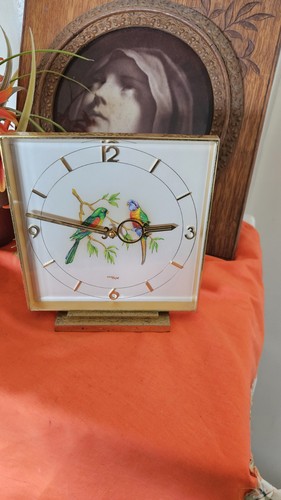 Vintage imhof swiss desk clock - imhof,