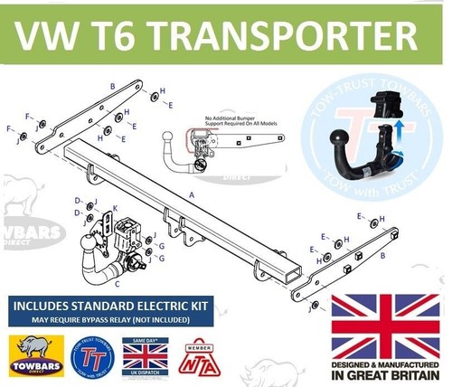 Detachable volkswagen t6 - detachable,