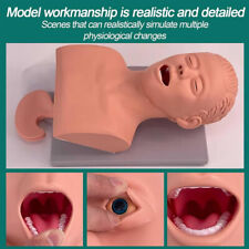 Adult Intubation Manikin Study Teaching Model Airway Management Trainer w/Tube