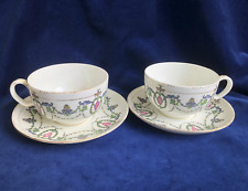 2 Antique Minton Breakfast