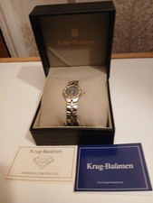 Krug-Baumen Ladies Watch Diamond Regatta New in Box